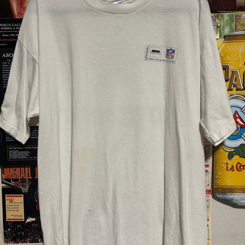 Vintage Dallas Cowboys White T-Shirt MBNA America NFL XL